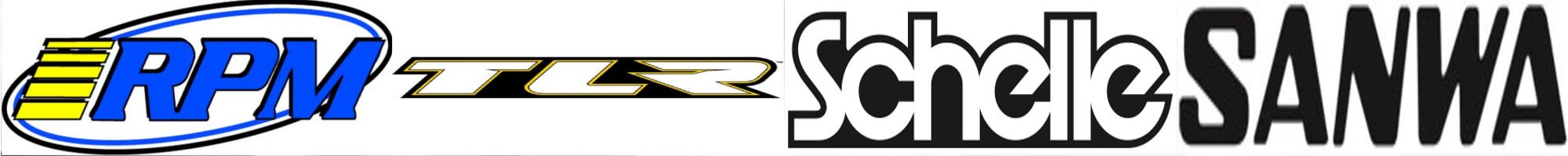 RPM, TLR, Schelle, Sanwa logos